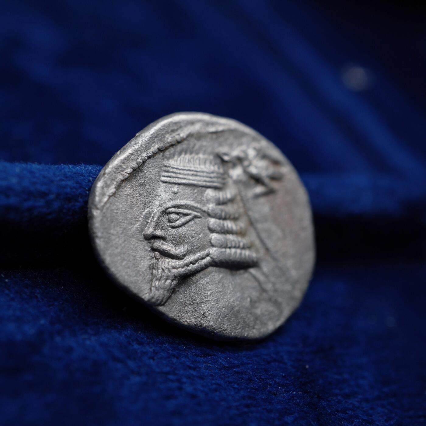 琋语集藏2026年04月欧洲古典打制币拍卖 帕提亚王国-弗拉特斯四世1德银币