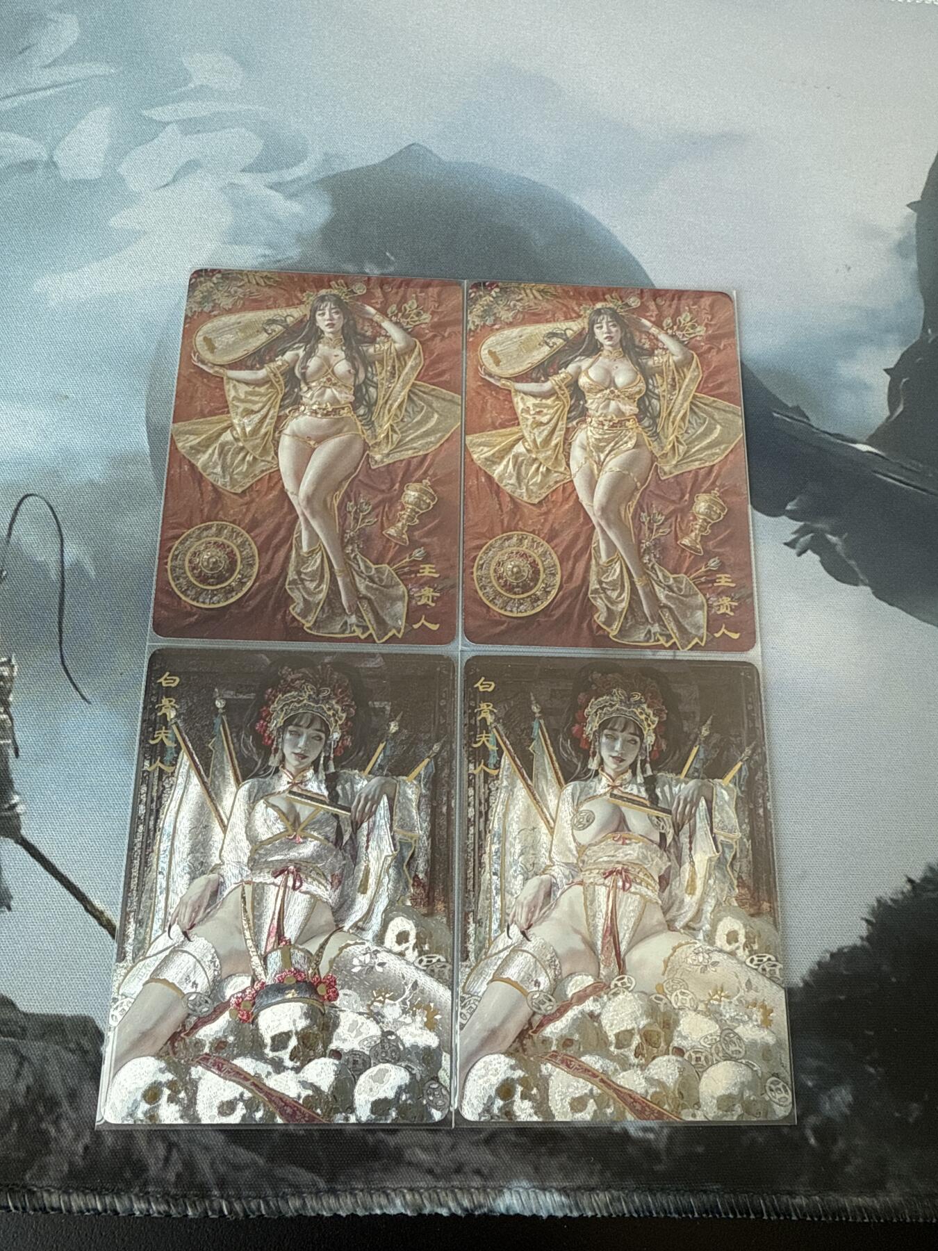 st-brush妖姬传第二弹，白骨夫人，玉贵人十分稀有幻彩粗闪