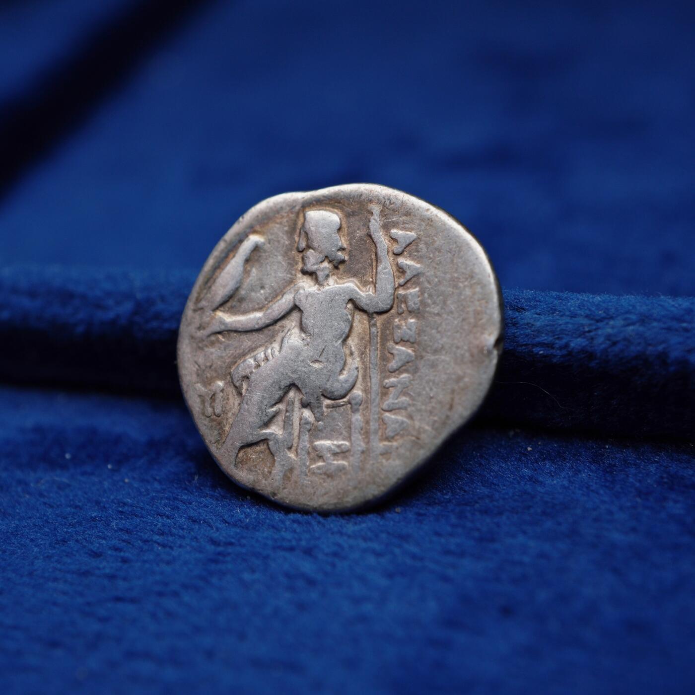 琋语集藏2026年04月欧洲古典打制币拍卖 古希腊马其顿王国大力神赫拉克勒斯1德银币