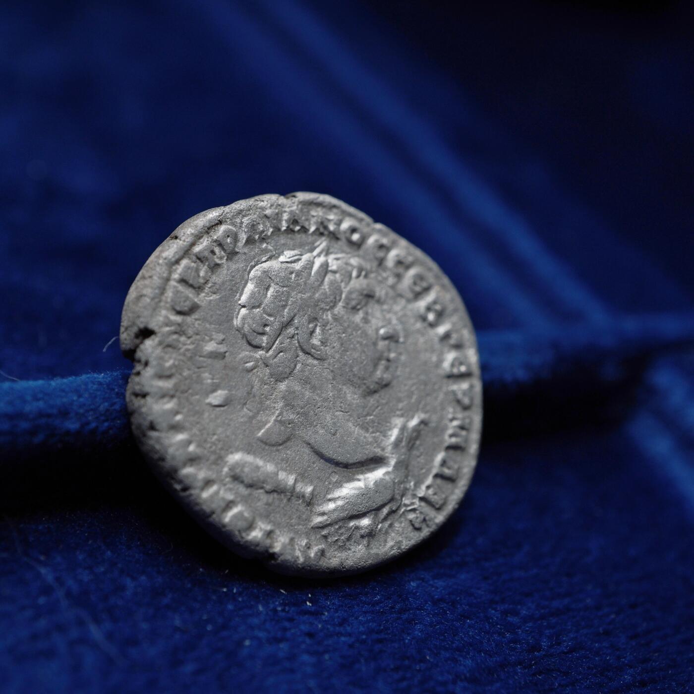 琋语集藏2026年04月欧洲古典打制币拍卖 古罗马塞琉西亚行省-佩里亚 图拉真与大力神4德银币