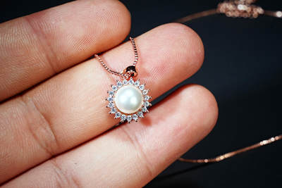 上海都达杂项专场102【全场包邮】  天然珍珠吊坠项链94-163