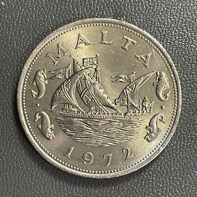 回流0406 - 马耳他1972年10分 中世纪帆船
