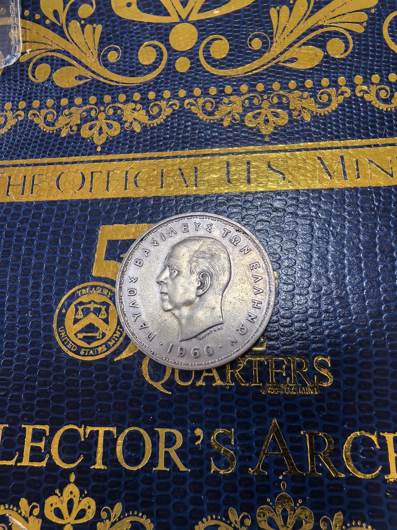 长老汇马年精选第十四场拍卖 1960希腊月亮女神20德拉克马银币，7.5克835银