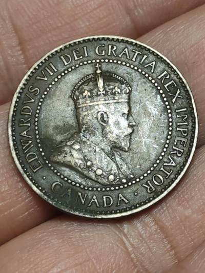 2026年第三十八场(总第二百零七场）外国好品散币场(免佣金) - 加拿大🇨🇦1906年1分(爱德华七世时期)