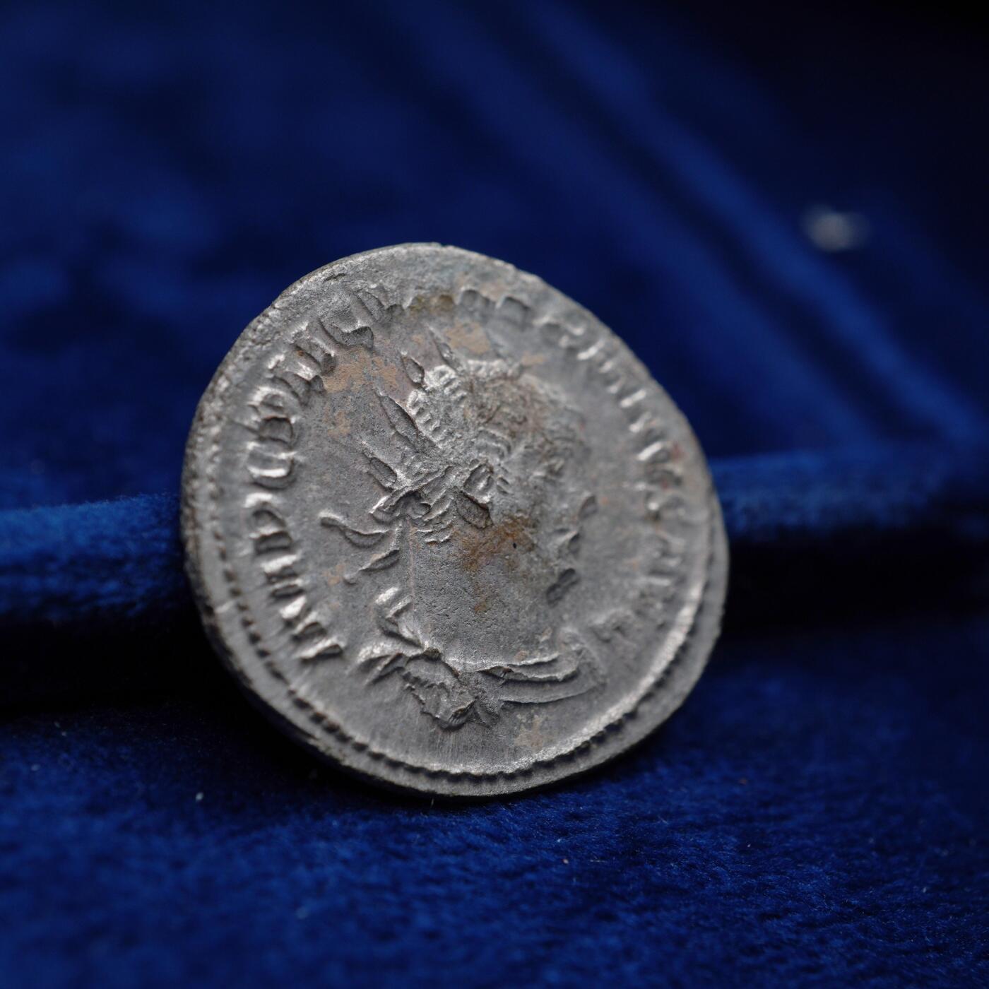 琋语集藏2026年04月欧洲古典打制币拍卖 古罗马帝国瓦勒良1安敦尼安洗银币