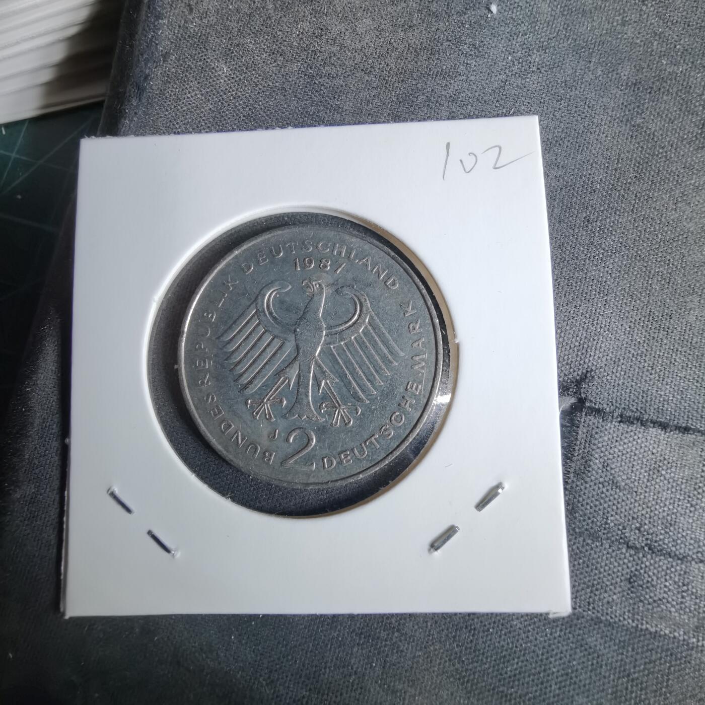 沼泽如烟--第1038场 德国1987年2马克