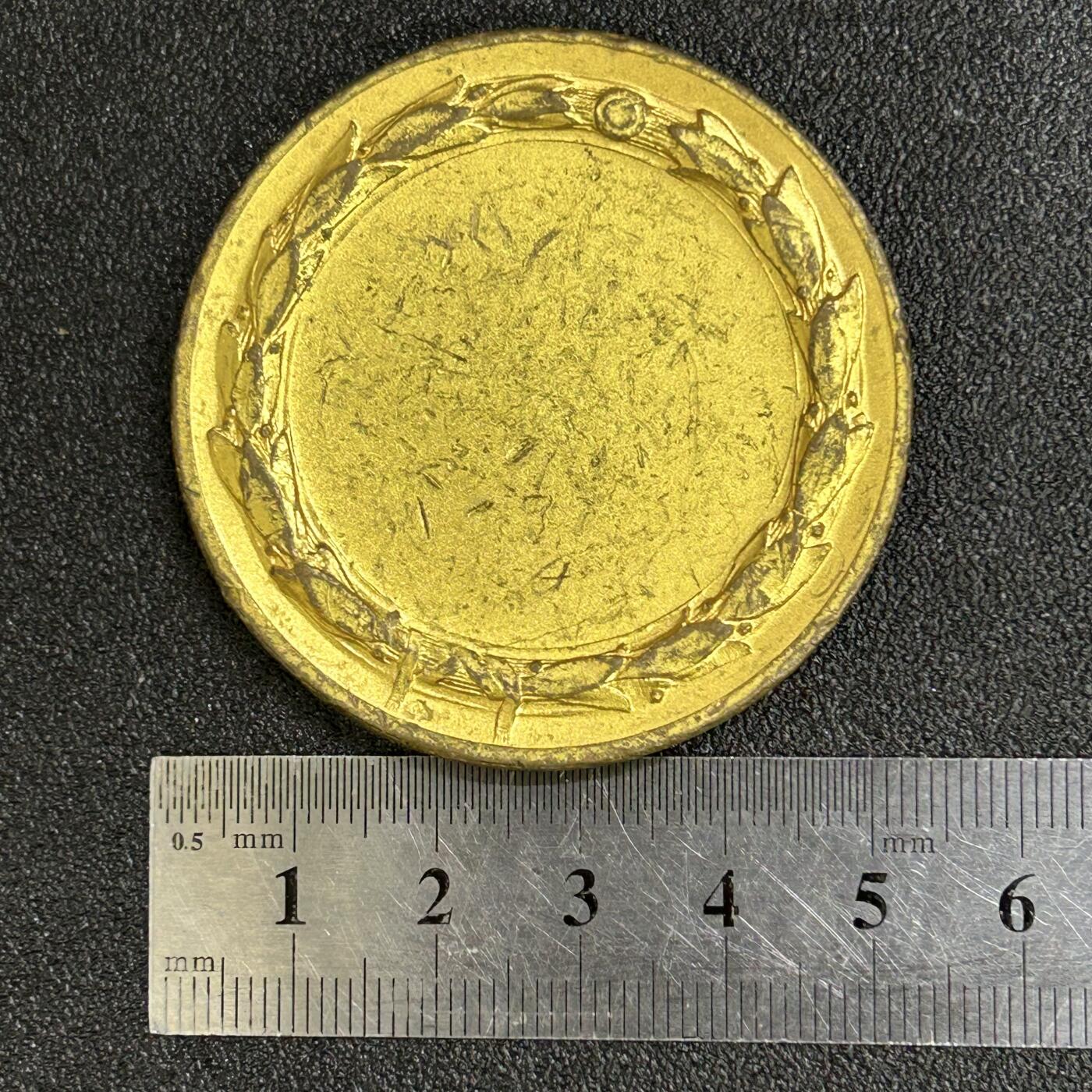 西秦中古拍卖第八十二期  法国体育运动会早期大铜章 重57克