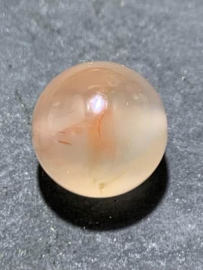 精美川料南红玛瑙荔枝冻飘红圆珠一颗 - 精美川料南红玛瑙荔枝冻飘红圆珠一颗