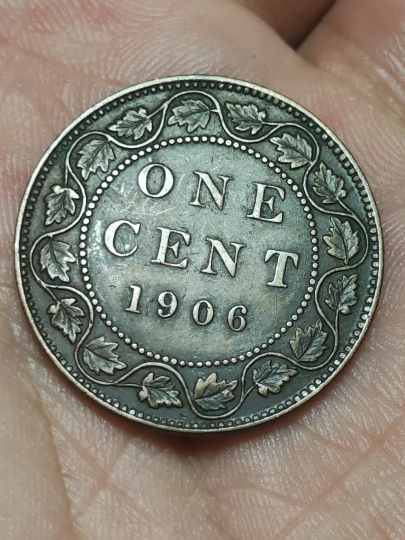 2026年第三十八场(总第二百零七场）外国好品散币场(免佣金) 加拿大🇨🇦1906年1分(爱德华七世时期)