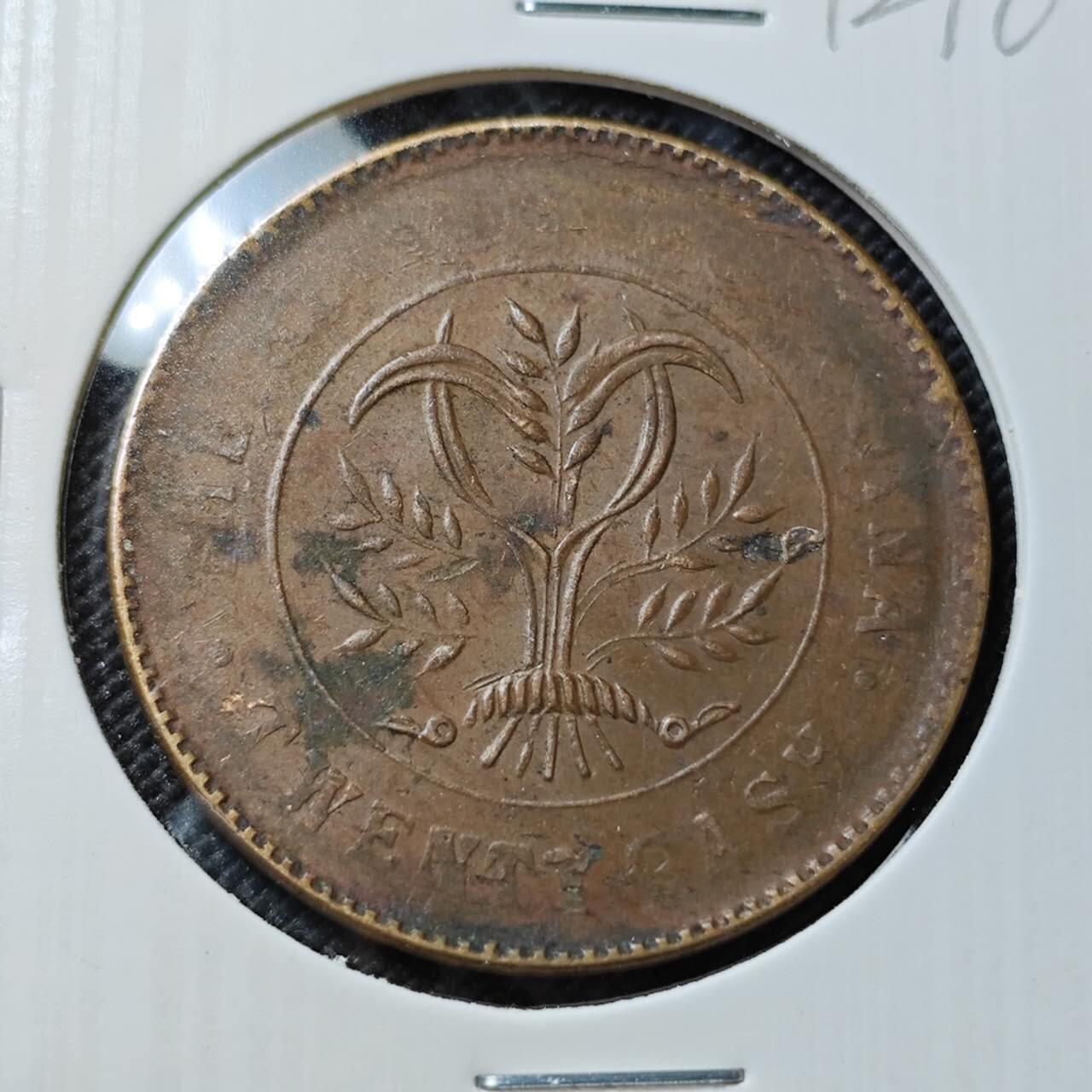 KK钱币收藏小铺  第412期 2月预留时间 周末发货  湖南省二十文铜板