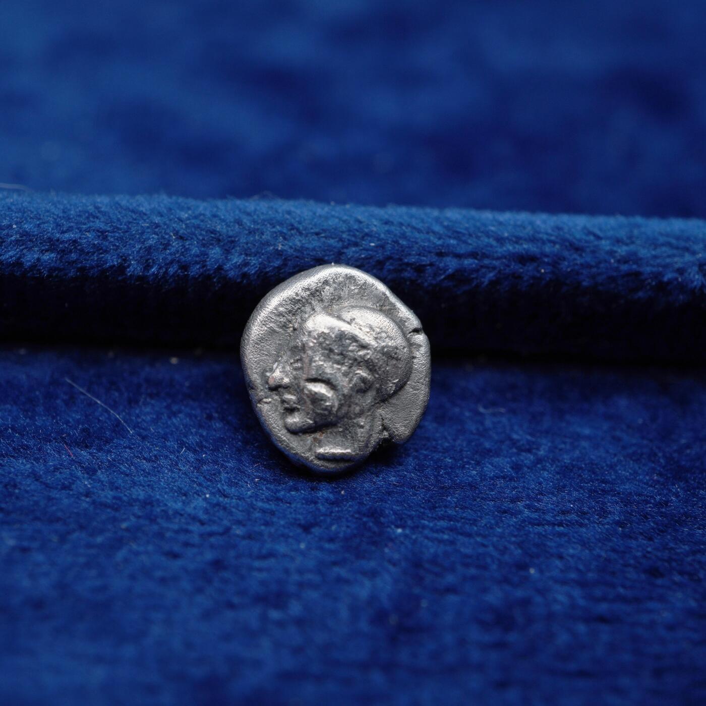 琋语集藏2026年04月欧洲古典打制币拍卖 古希腊爱奥尼亚地区-水泽仙女宁芙1奥波银币