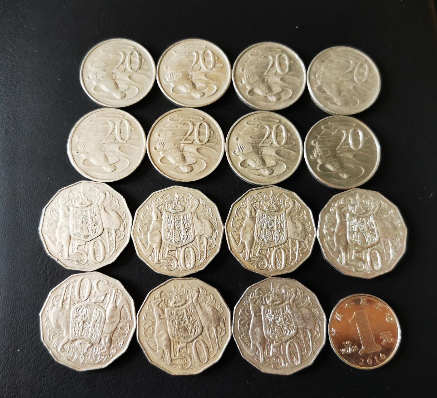 零零发外国硬币拍卖 无佣金 澳大利亚19.95元