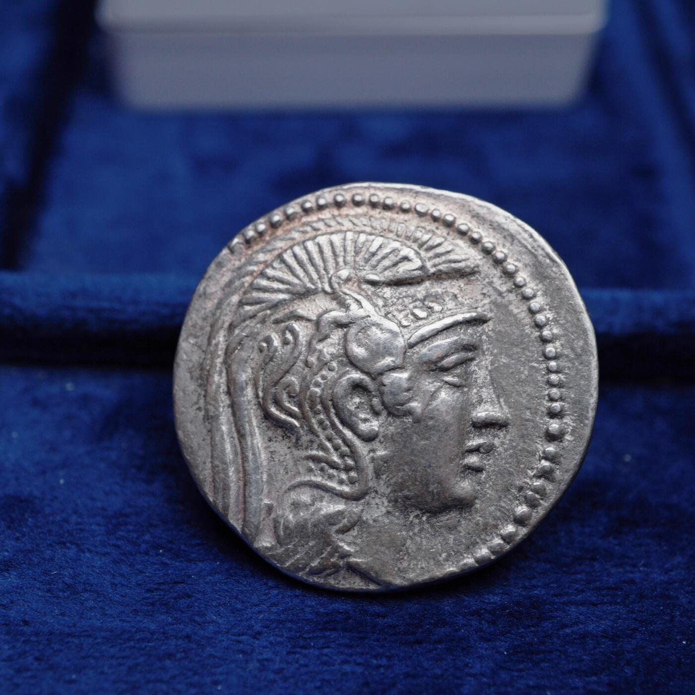 琋语集藏2026年04月欧洲古典打制币拍卖 古希腊阿提卡地区-新式雅典娜和猫头鹰4德银币