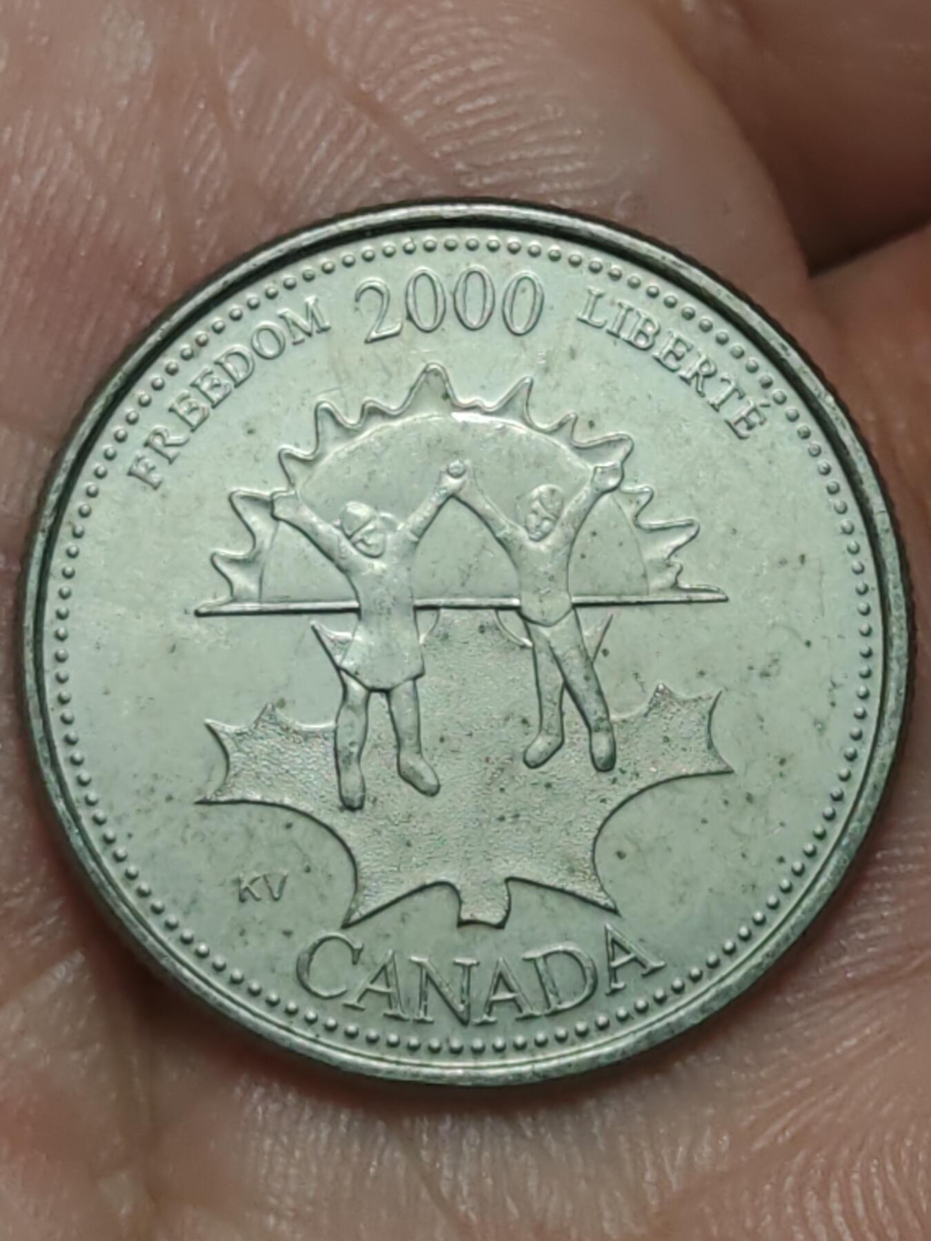 2026年第三十八场(总第二百零七场）外国好品散币场(免佣金) 加拿大🇨🇦2000单年份纪念币(千禧年纪念币，自由主题)