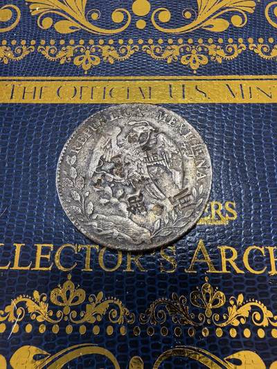 长老汇马年精选第十九场拍卖 1878Mo MH墨西哥8R鹰洋，墨西哥城造币厂，有戳