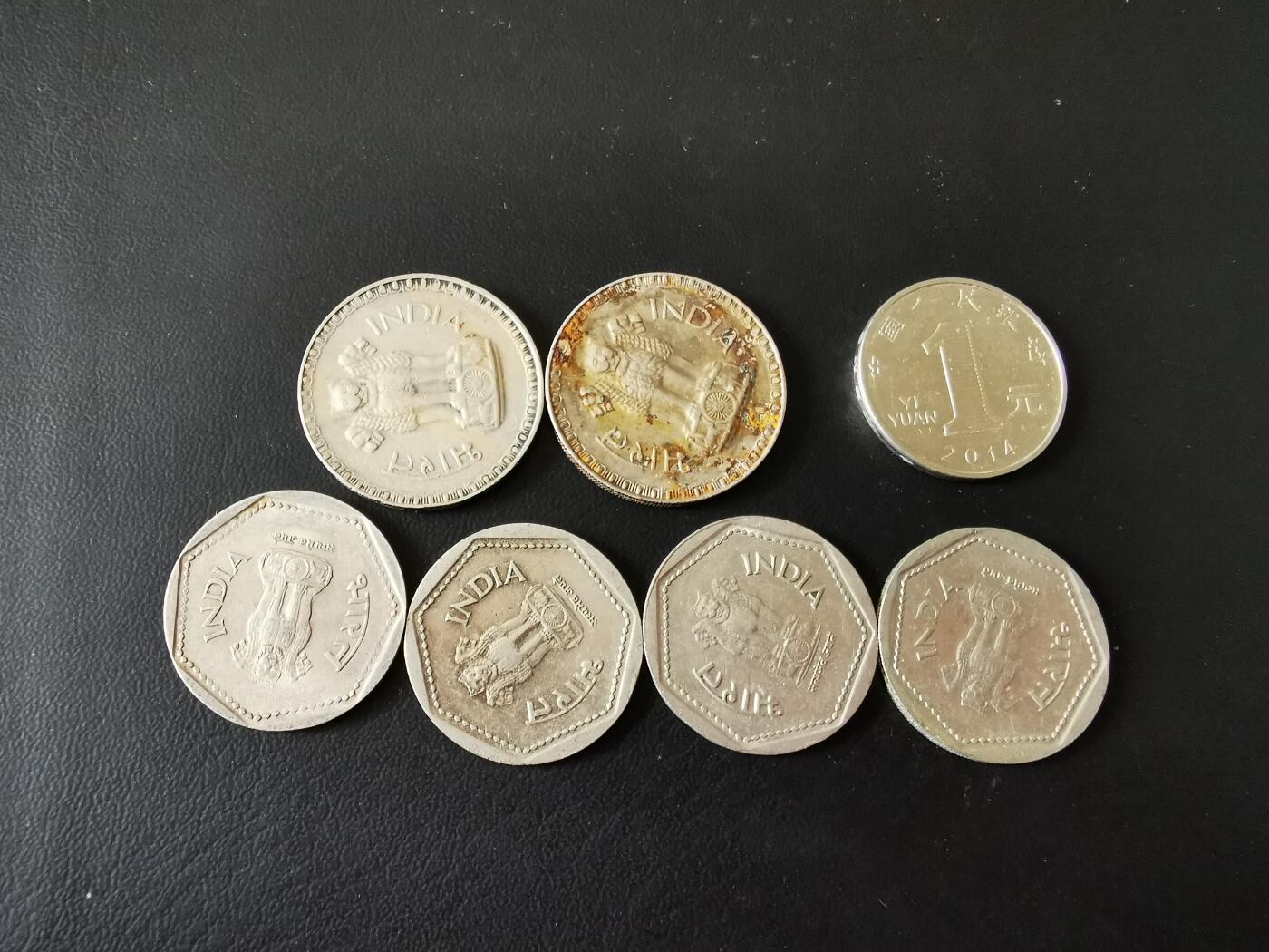 零零发外国硬币拍卖 无佣金 印度早期一组