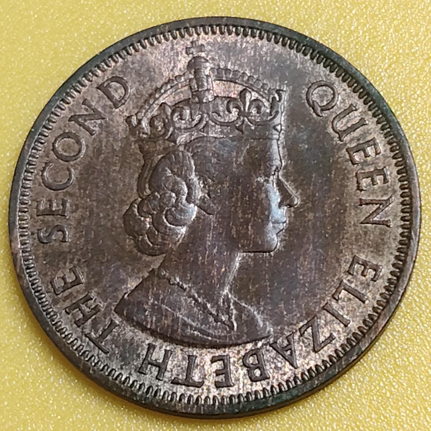 布加迪🐬～世界钱币(上海)🌾第 284 期 /  各国套币和散币 塞浦路斯🇨🇾 1956年 5米尔