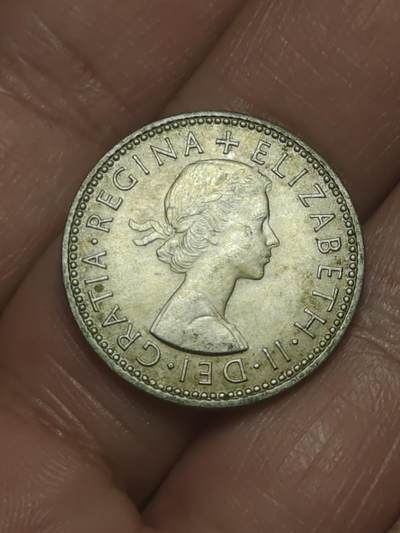 2026年第三十八场(总第二百零七场）外国好品散币场(免佣金) - 英国🇬🇧1963年1先令(伊丽莎白二世青年桂冠第二版，英格兰盾徽版)