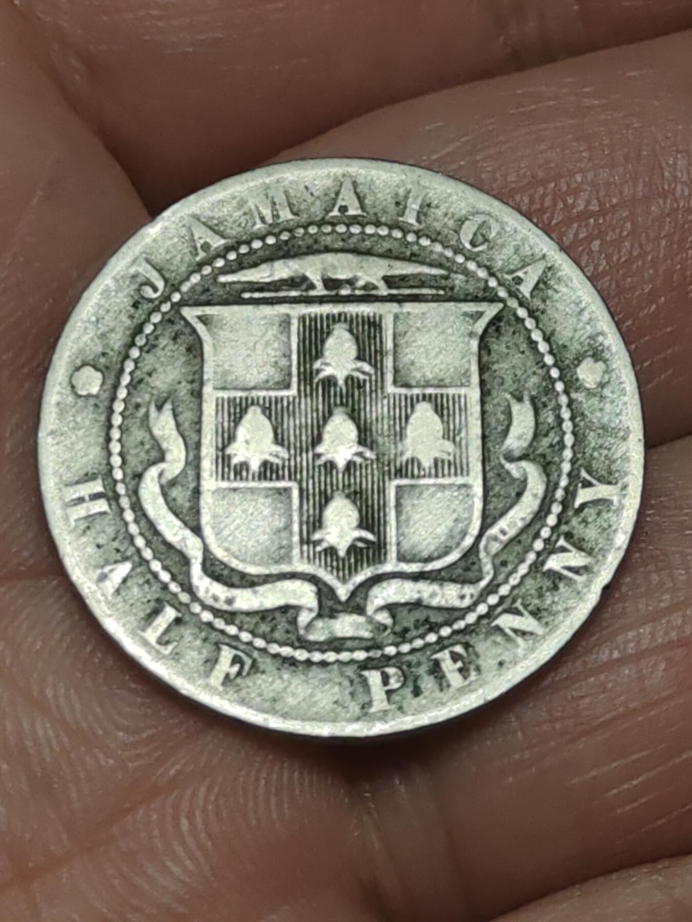 2026年第三十八场(总第二百零七场）外国好品散币场(免佣金) 英属牙买加1916年半便士(乔治五世时期)