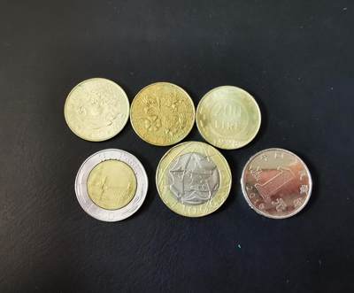 零零发外国硬币拍卖 无佣金 - 意大利一组