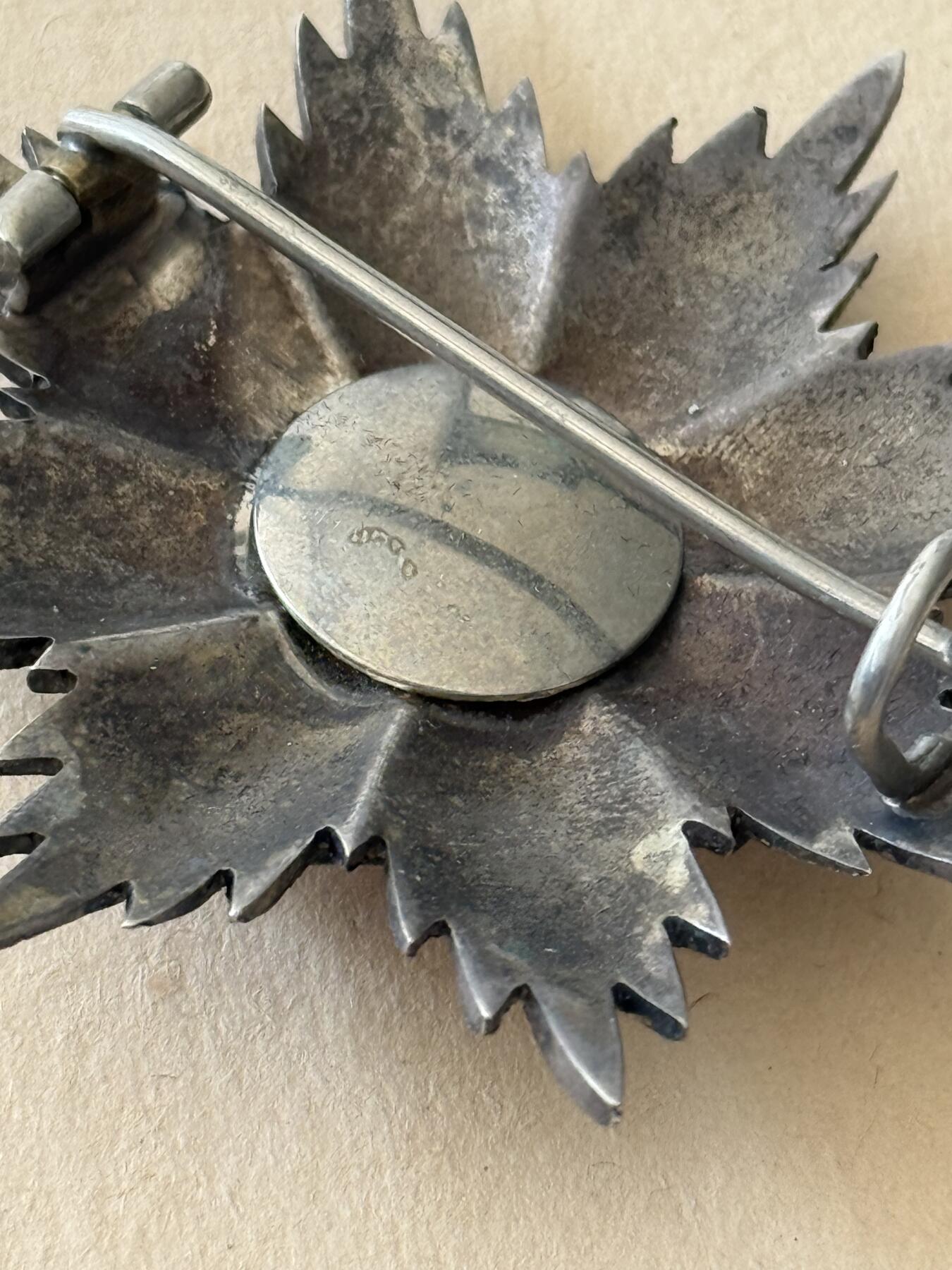 云宸嘉赏-勋臻文献佳藏优品精选场次（低佣 转发佣金红包） 意大利共和国国家功勋勋章大军官级星芒章  银质 品相很好