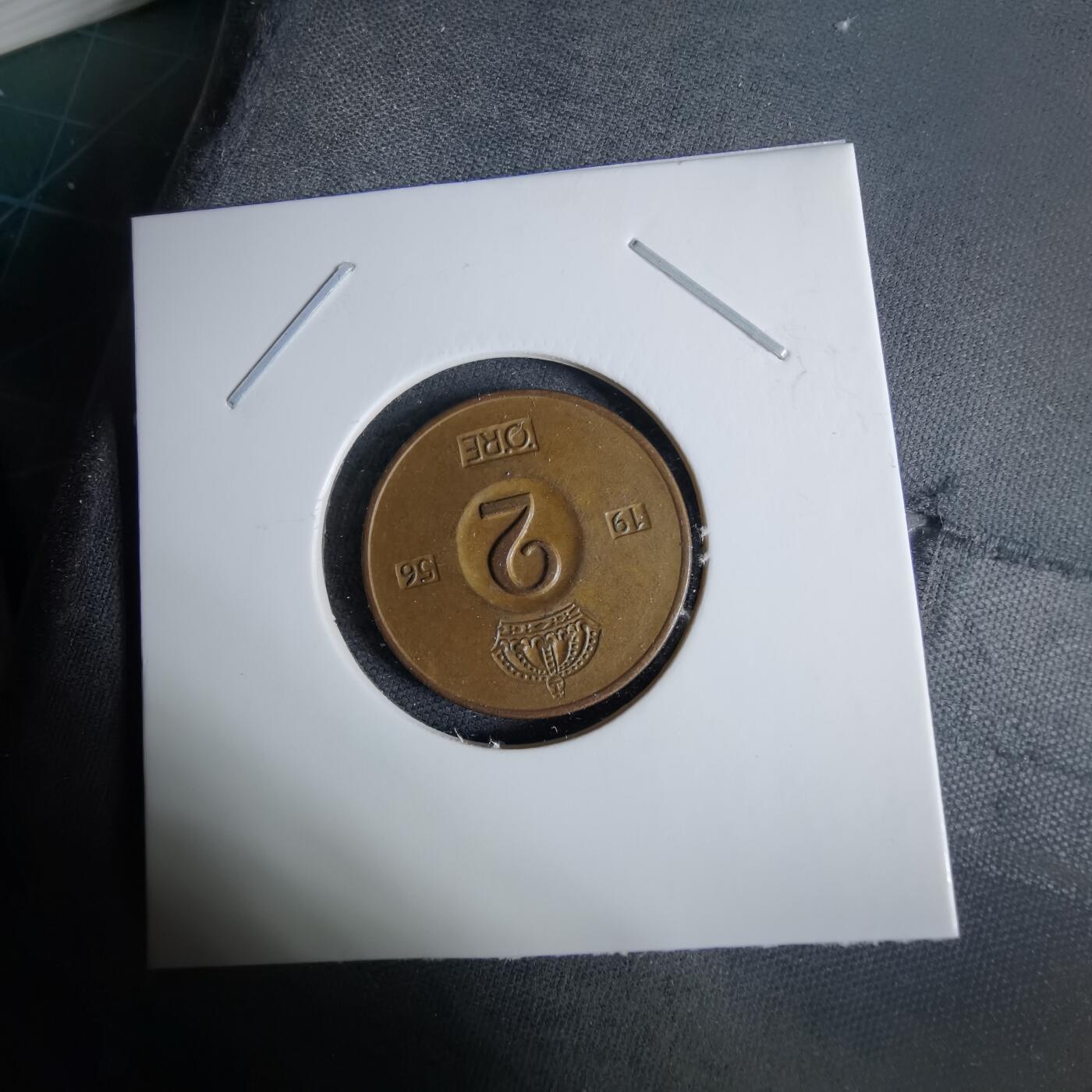 沼泽如烟--第1038场 瑞典1956年2欧尔