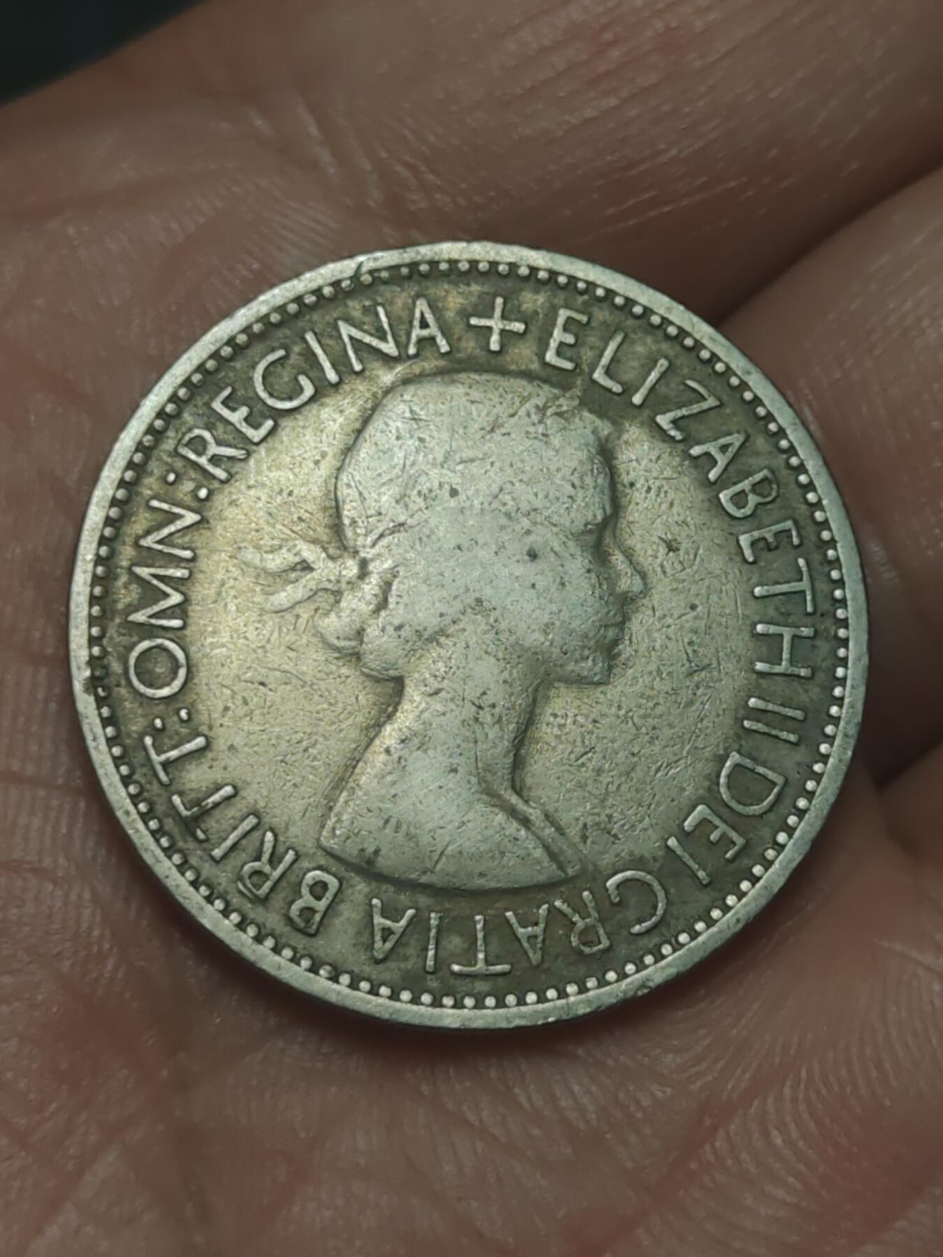 2026年第三十八场(总第二百零七场）外国好品散币场(免佣金) 英国🇬🇧1953单年份2先令(伊丽莎白二世加冕年，第一版)