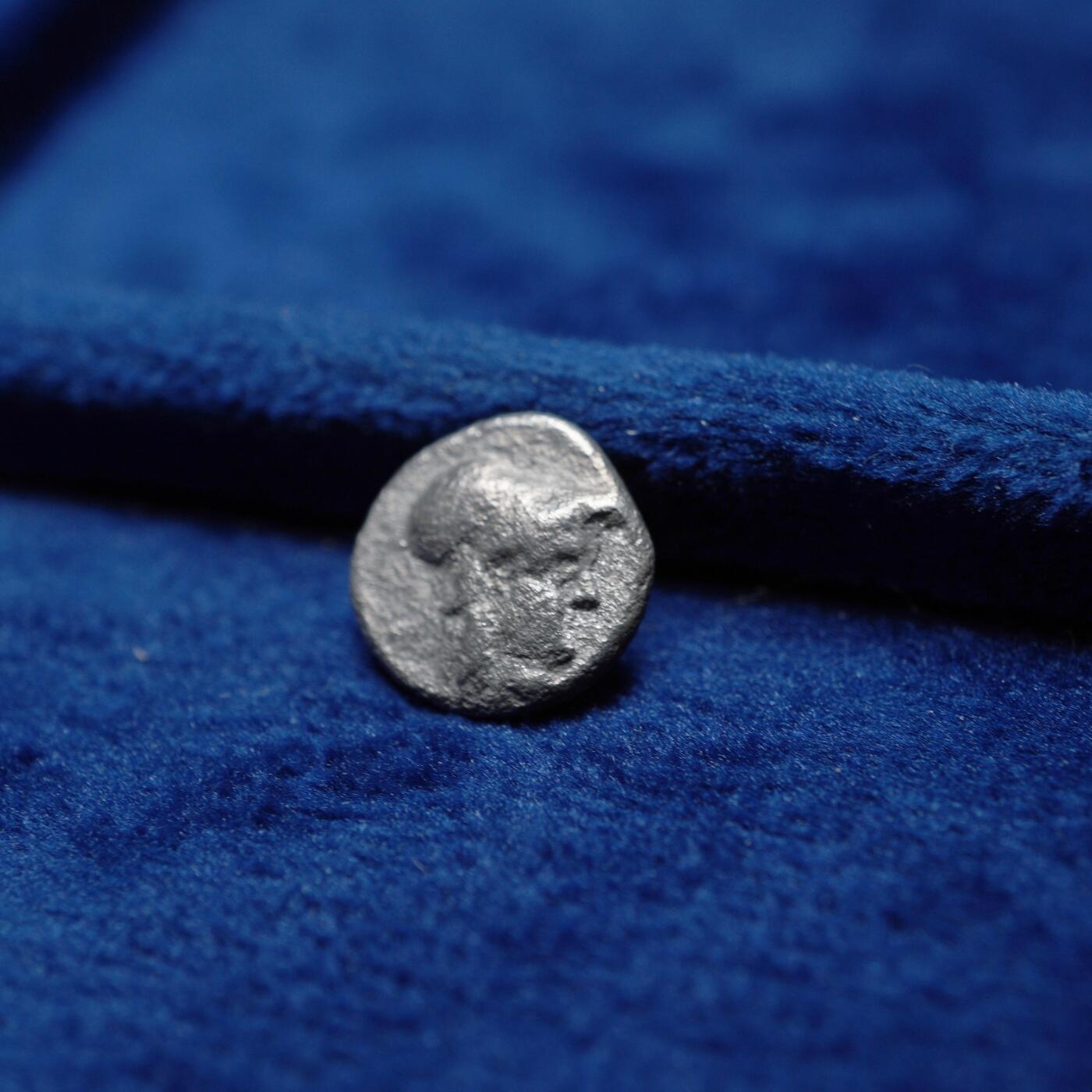 琋语集藏2026年04月欧洲古典打制币拍卖 古希腊巴克特里亚王国-雅典娜与雄鹰奥波银币