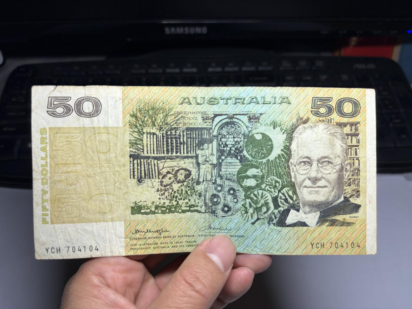 2026年集古藏今外币拍卖第三期-第10场—（总第320拍-纸币专场），本期拍完结算一次，发货时间2-3天，休息几天后继续新的一期拍卖。 澳大利亚50元