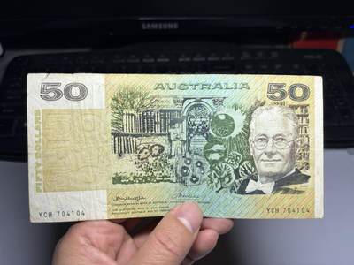 2026年集古藏今外币拍卖第三期-第10场—（总第320拍-纸币专场），本期拍完结算一次，发货时间2-3天，休息几天后继续新的一期拍卖。 - 澳大利亚50元