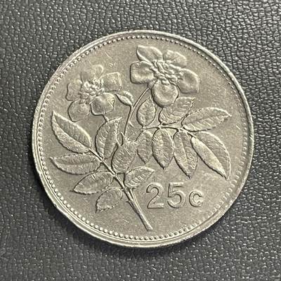 回流0406 - 马耳他1993年25分 常绿蔷薇