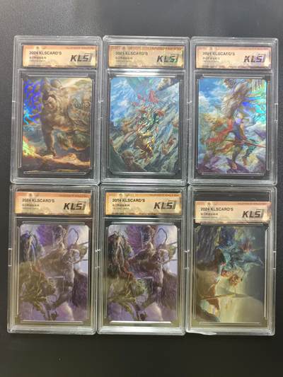 天玑星卡拍第182期《3.30周一截拍》持续收拍收评中 满赠卡需备注 - 卡联社 徐子晖原画系列 金翅大鹏 化为沧海桑田 折羽翅克大鹏 三魂白虎岭 降 彩闪 六张 卡砖封装 壳损