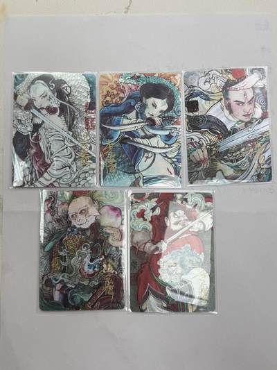 大麦马年第一场 - 启读 李广神话 亲签套 折光 钟馗57/200 齐天大圣26/200 白娘子198/200 小青77/200 二郎神11/200