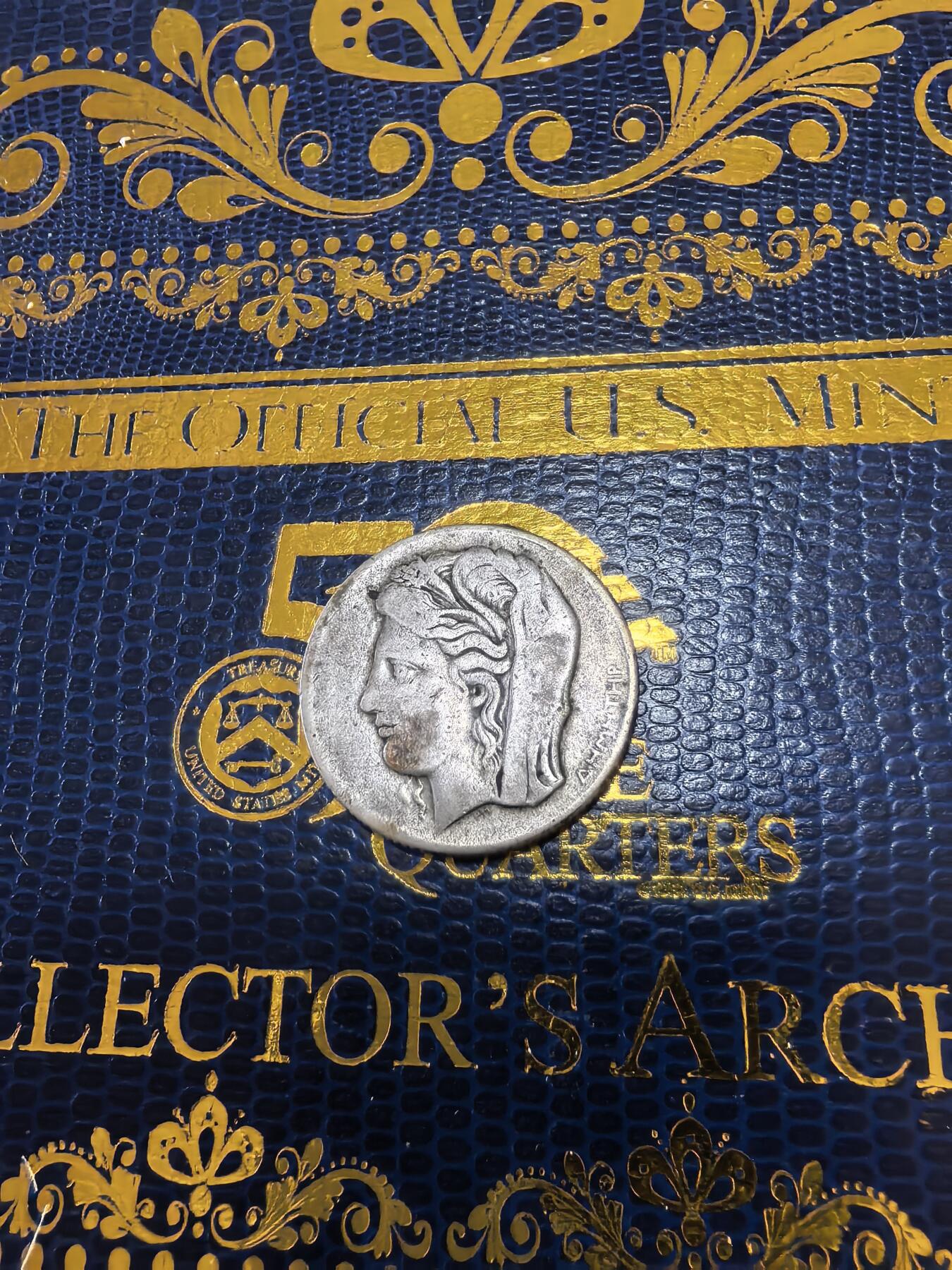 长老汇马年精选第十四场拍卖 1930希腊谷物女神10德拉克马银币，7克500银