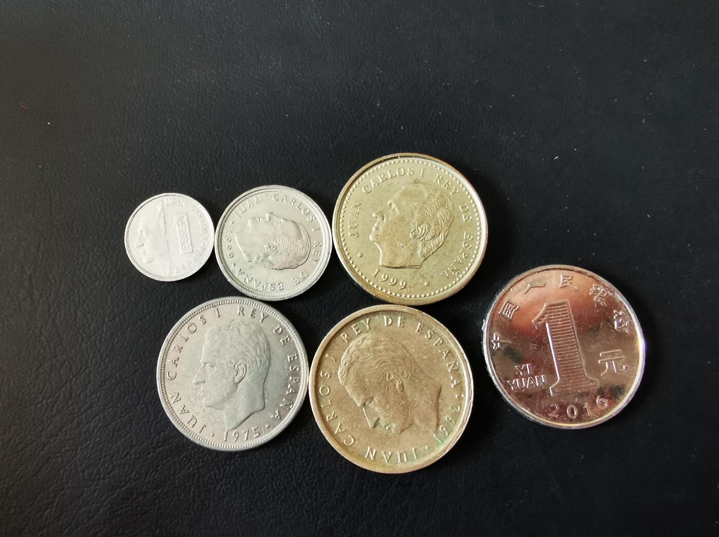 零零发外国硬币拍卖 无佣金 西班牙一组