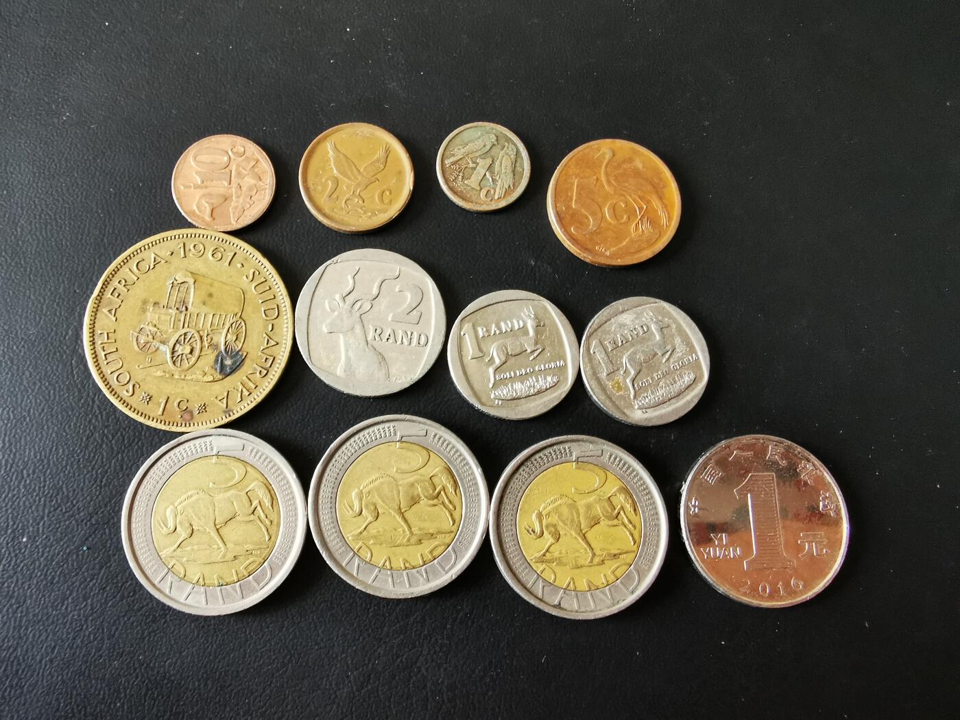 零零发外国硬币拍卖 无佣金 南非一组