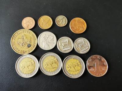 零零发外国硬币拍卖 无佣金 - 南非一组