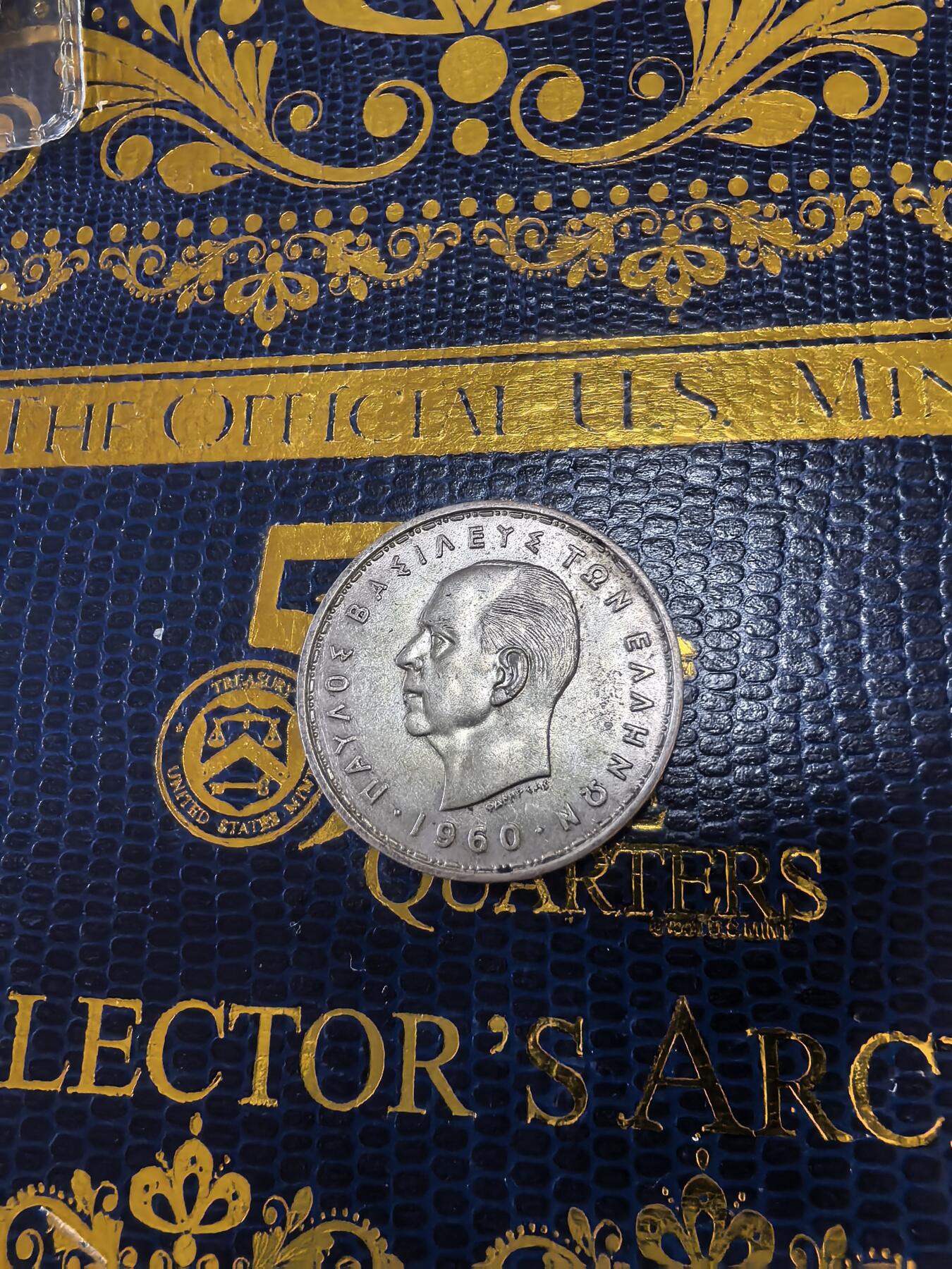 长老汇马年精选第十四场拍卖 1960希腊月亮女神20德拉克马银币，7.5克835银