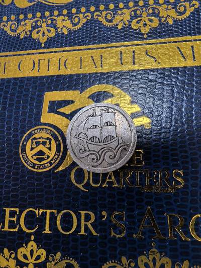 长老汇马年精选第十四场拍卖 - 1923但泽1/2古尔登银币，2.5克750银，克书285美金