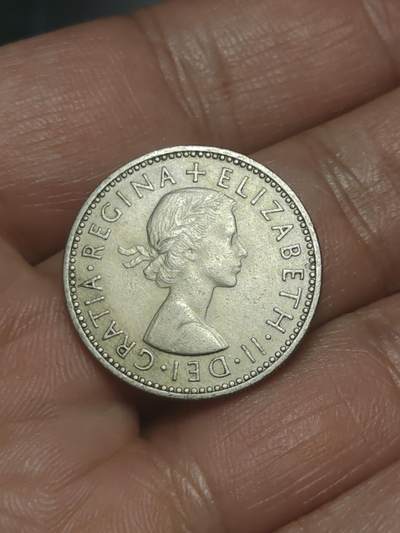 2026年第三十八场(总第二百零七场）外国好品散币场(免佣金) - 英国🇬🇧1956年1先令(伊丽莎白二世青年桂冠第二版，英格兰盾徽版)