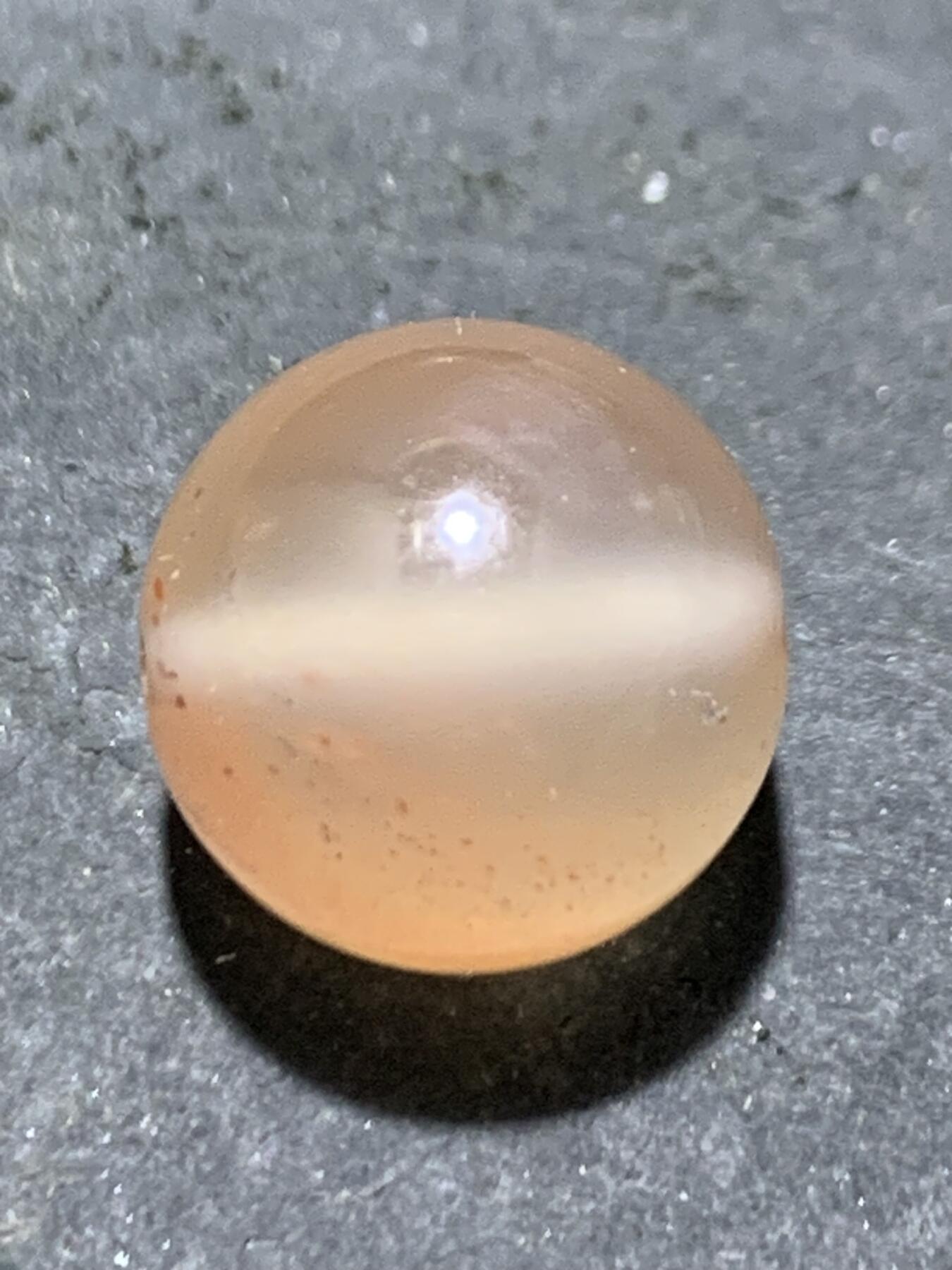 精美川料南红玛瑙荔枝冻飘红圆珠一颗