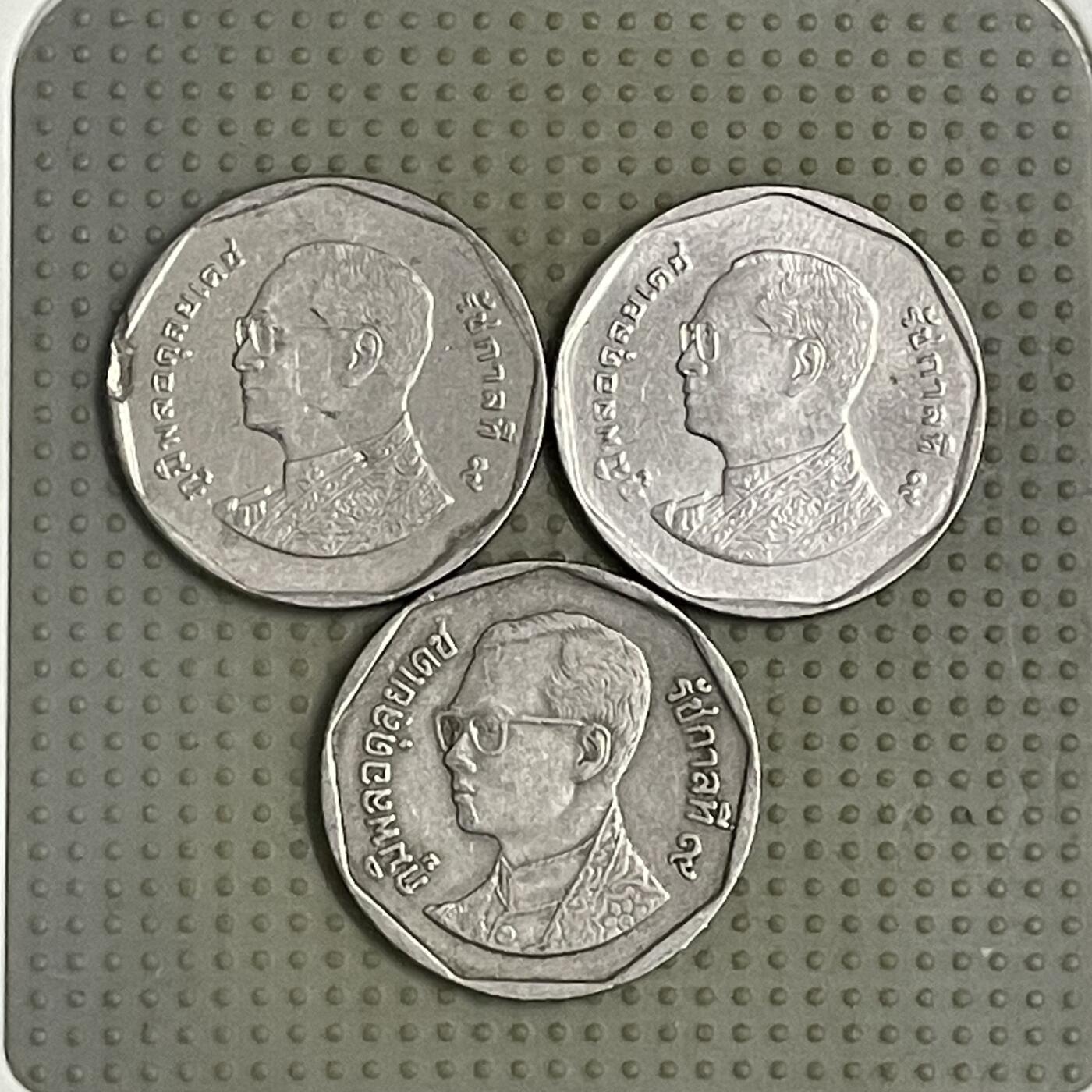 2026年第40场各国散币拍卖（总第190场） 泰国5泰铢3枚