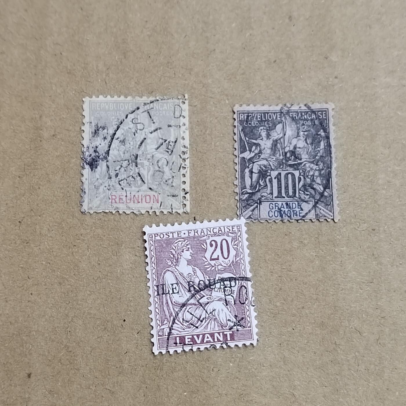 PCAI钱币  30-792  邮票小专场 法属邮票