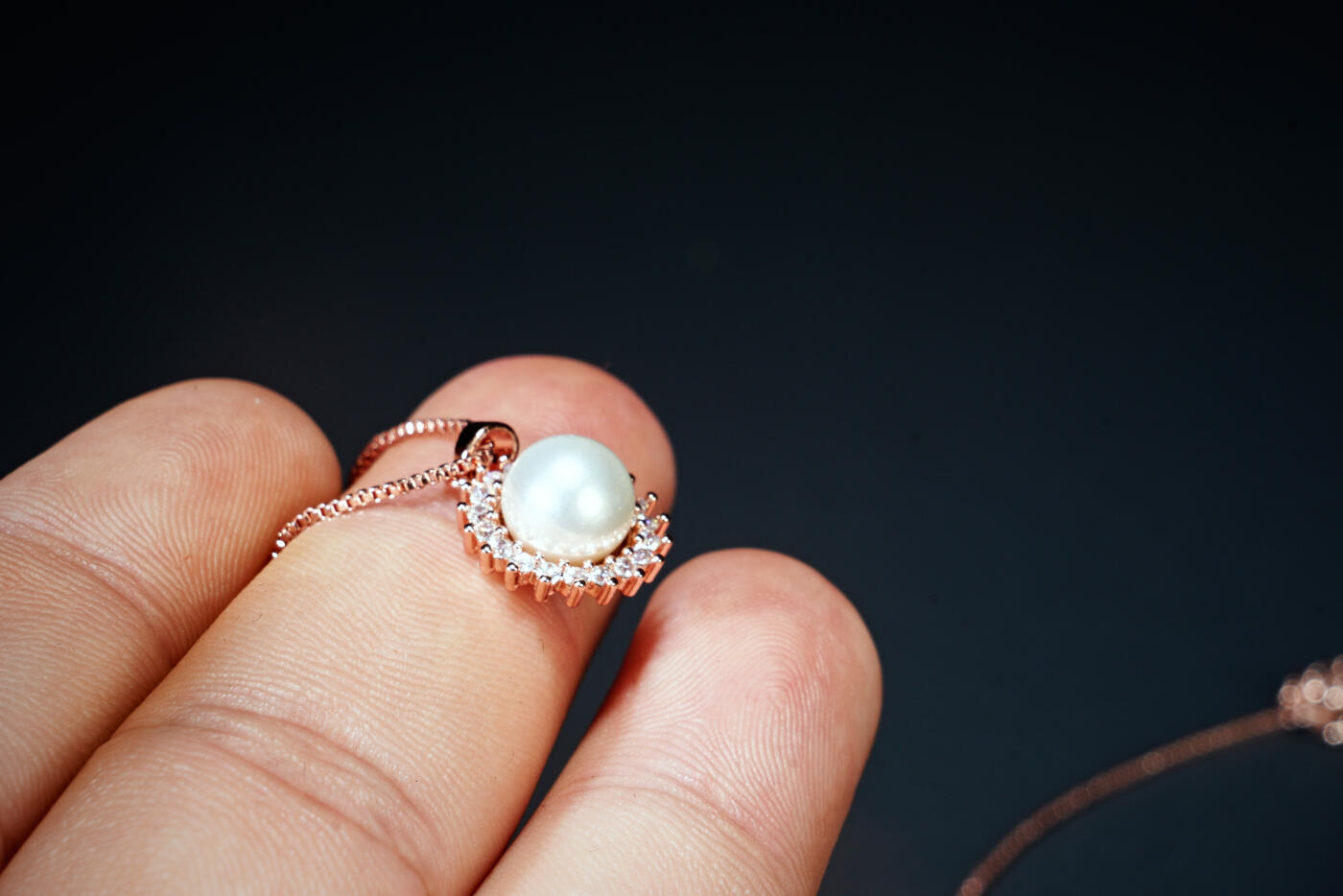 上海都达杂项专场六十九【全场包邮】 天然珍珠吊坠项链94-163