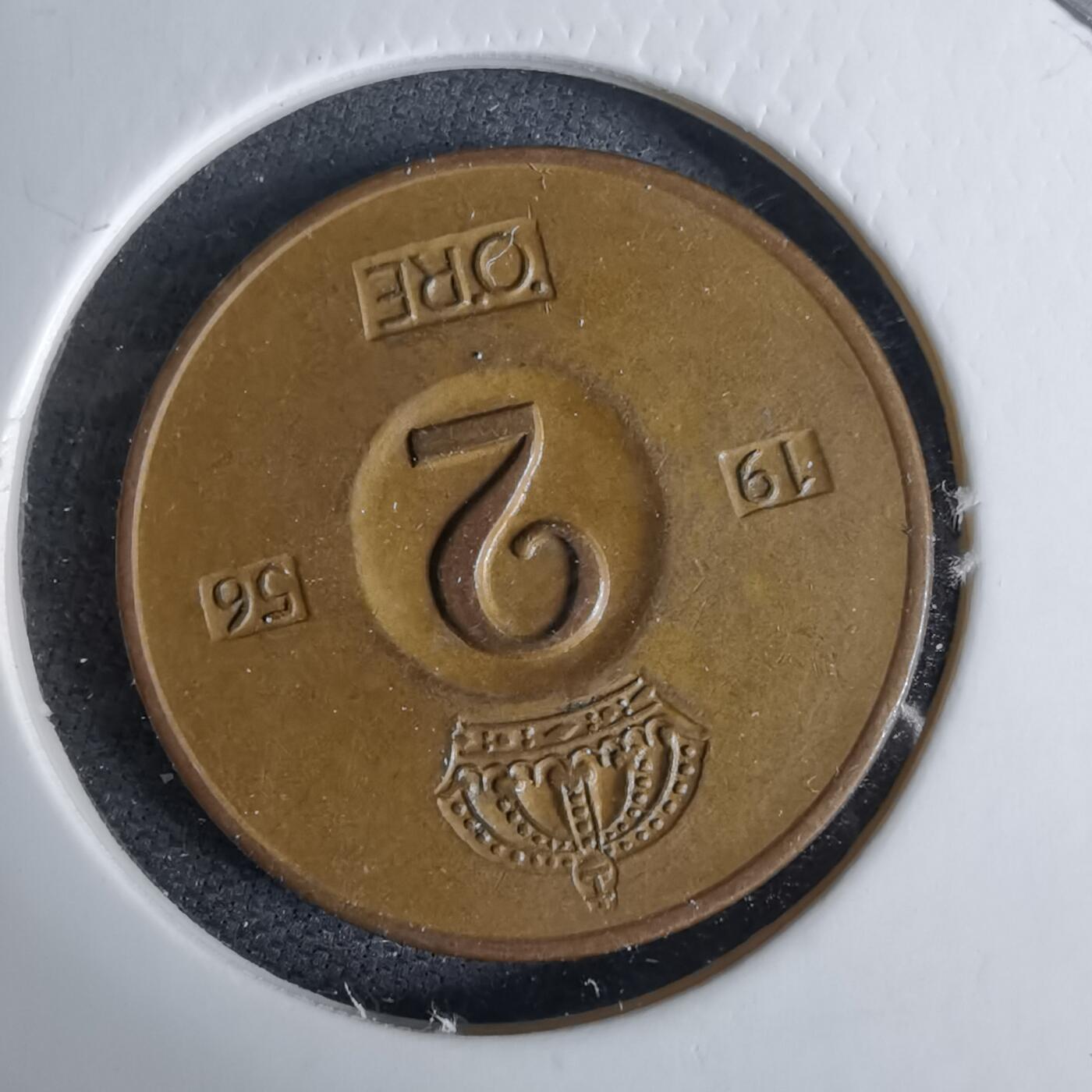 沼泽如烟--第1038场 瑞典1956年2欧尔