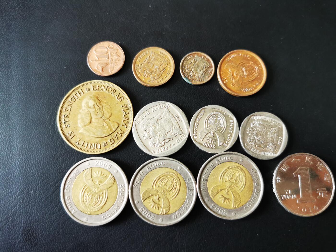 零零发外国硬币拍卖 无佣金 南非一组
