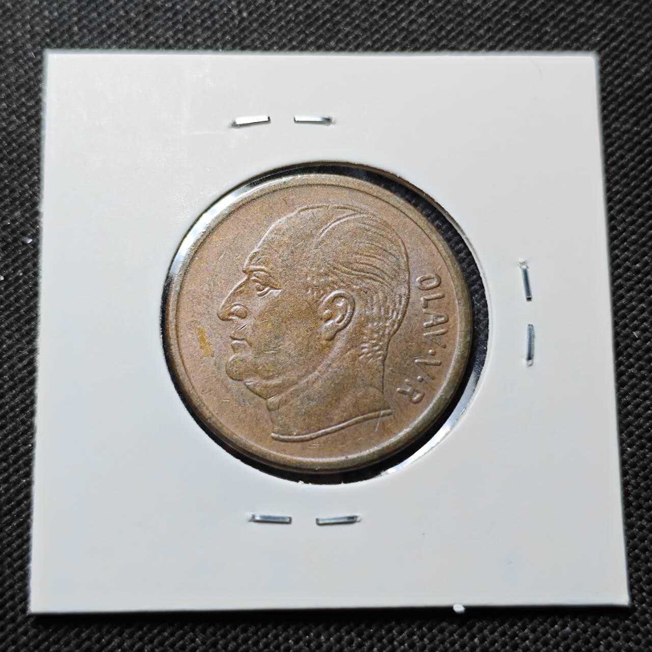 KK钱币收藏小铺  第410期 2月预留时间 周末发货  挪威5欧尔动物版