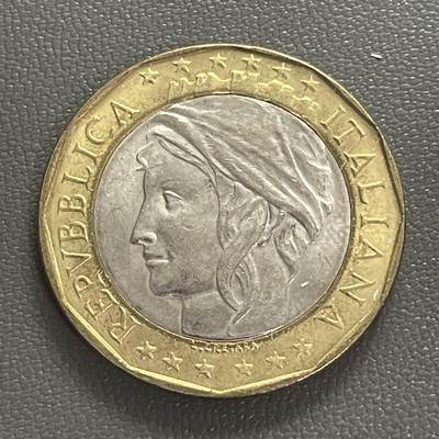 回流0406 - 意大利1998年1000里拉双金属币
