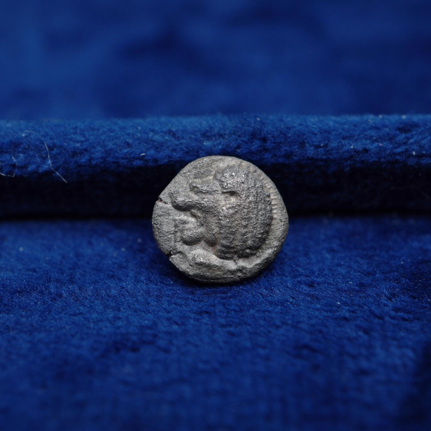 琋语集藏2026年04月欧洲古典打制币拍卖 古希腊爱奥尼亚地区-咆哮狮子2奥波银币