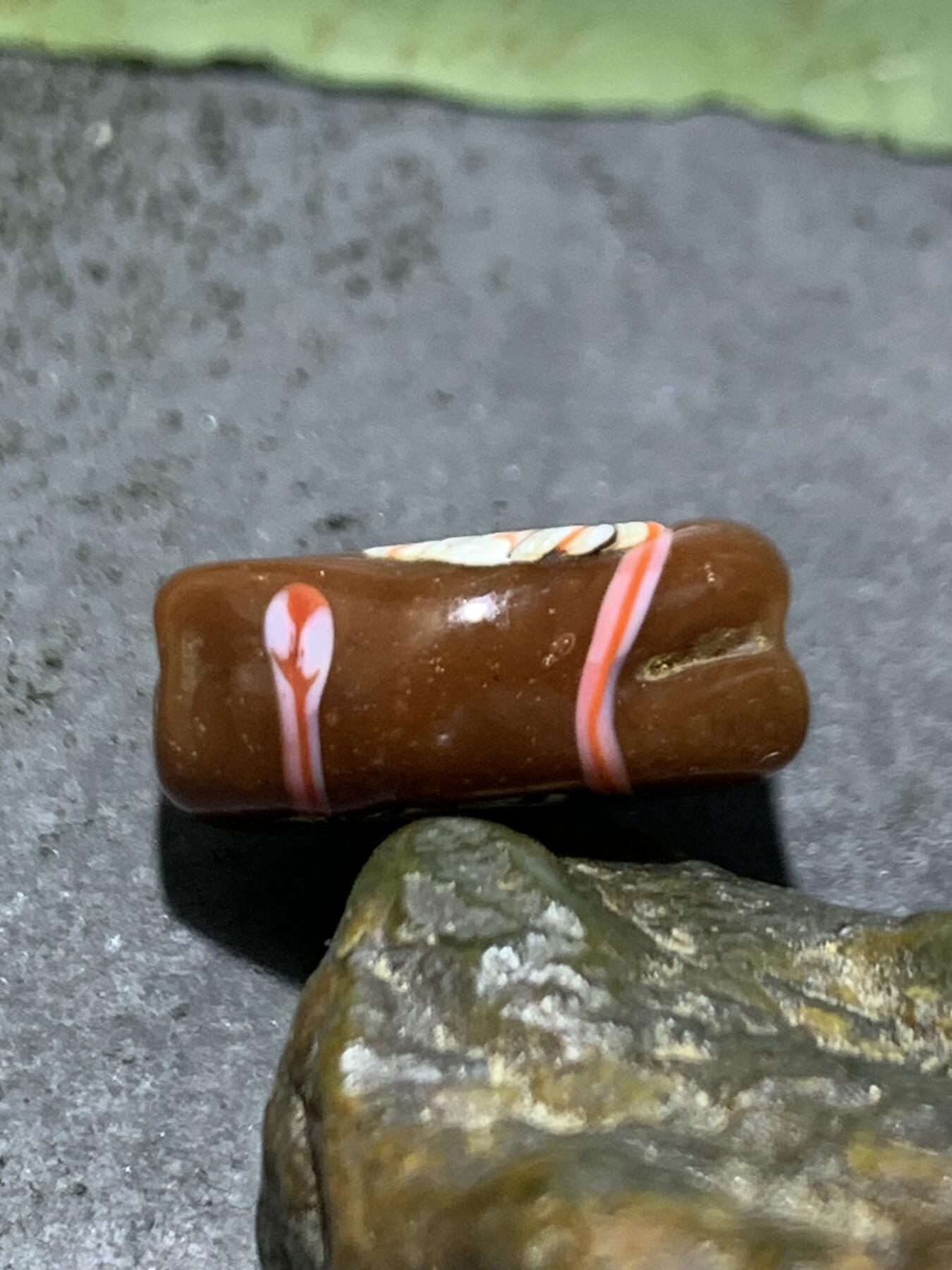 西亚古法手做恶魔之眼，人面琉璃珠一颗，